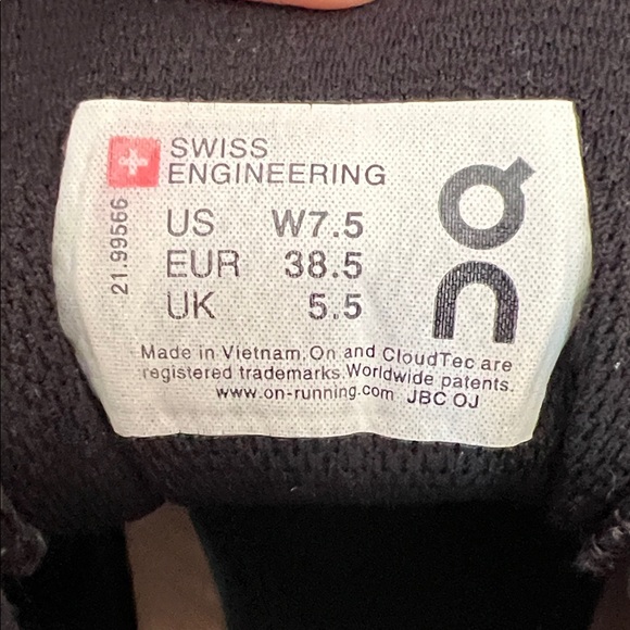 On Cloud Women's Athletic Shoes - White and Tan - Picture 2 of 10